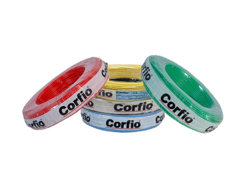 CABO FLEXIVEL 6.00MM 750V BRANCO CORFIO P. 6.