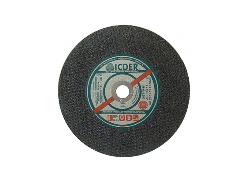 DISCO REFRATARIO ICDER 4.1/2X1/8X7/8 CRS14 2T
