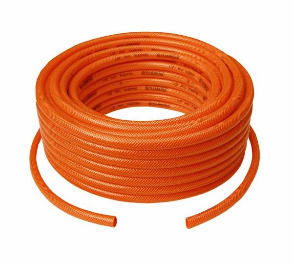 MANGUEIRA TRANC 1/2X2MM 100M LARANJA F9005