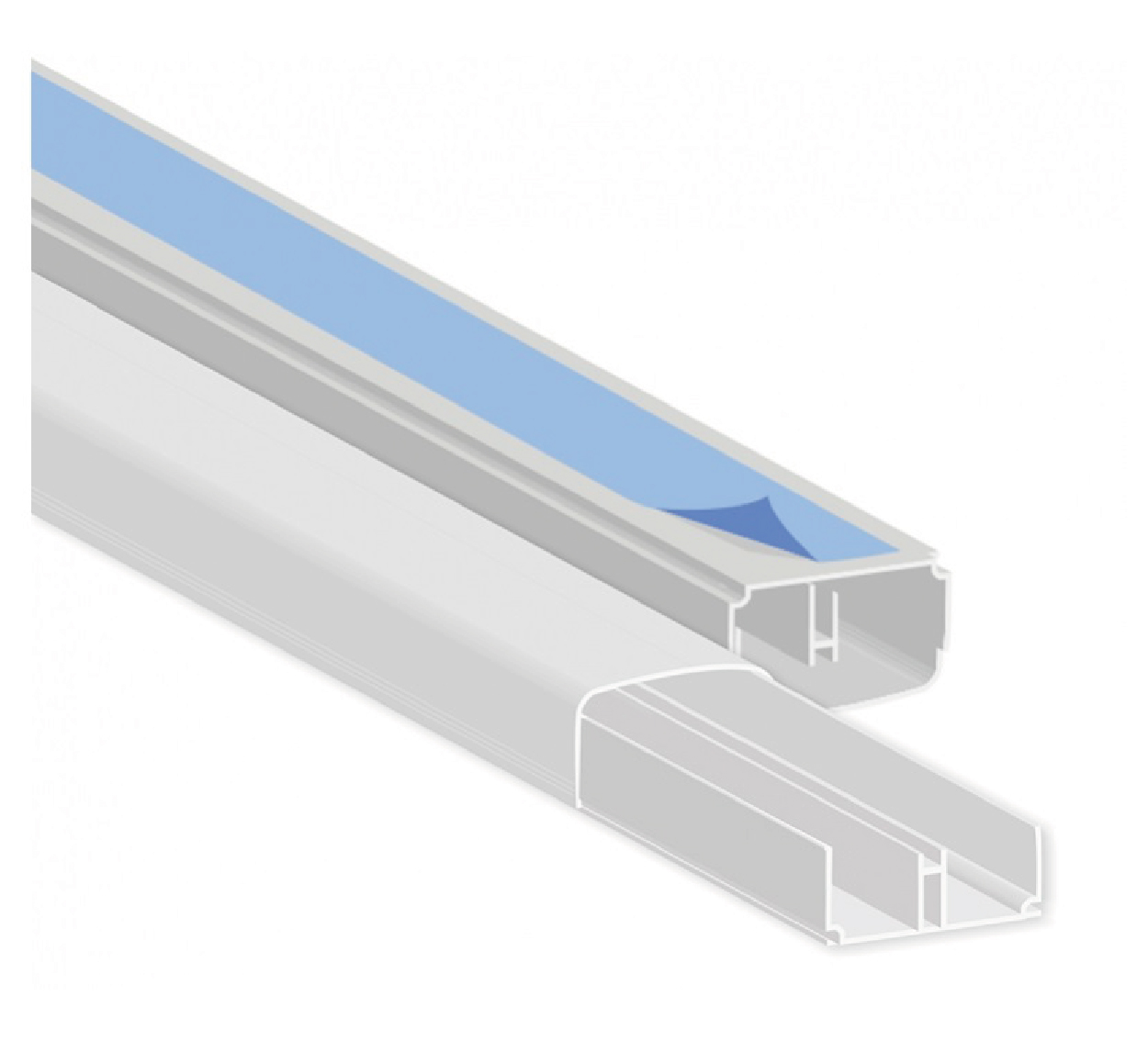 CANALETA 20X10 C/D 2M C/DUPLA FACE PLASTILIT 