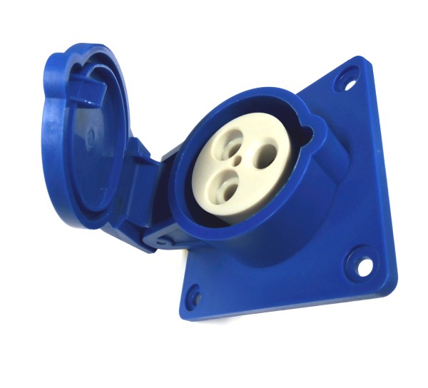 TOMADA IND PAINEL 2P+T 32A 6H 250V AZ E3246
