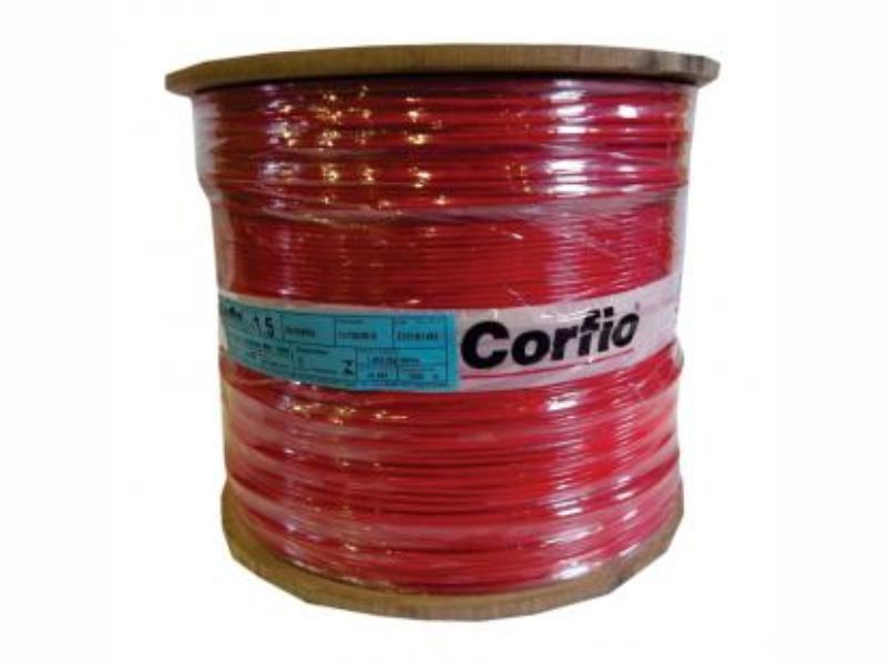 BOBINA CABO FLEX 750V VERMELHO 2.50MM C/1100MT