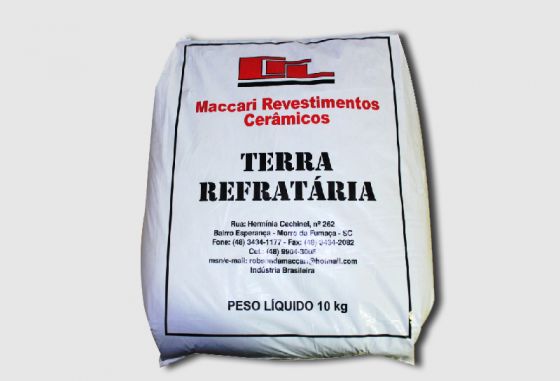 TERRA REFRATARIA SC 10KG MACCARI/DECA REFRA