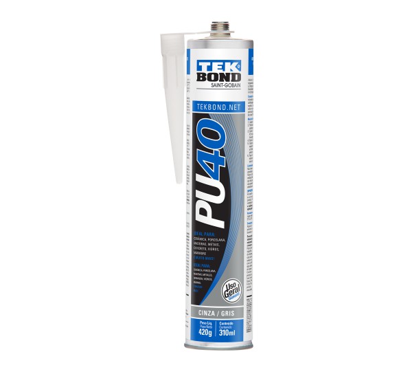 SILICONE PU40 CINZA 420G/310ML TEKBOND