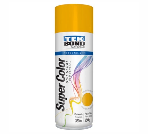 TINTA SPRAY LARANJA BR USO GERAL 350ML TEKBON