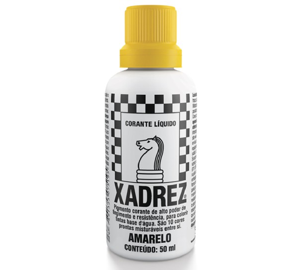 CORANTE LIQUIDO XADREZ AMARELO PCT/12