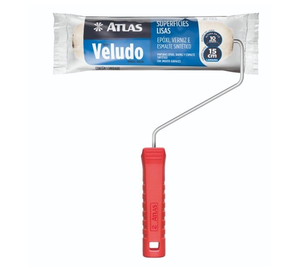 ROLO VELUDO EPOXI 15CM 329/15 ATLAS
