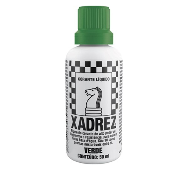 CORANTE LIQUIDO XADREZ VERDE PCT/12