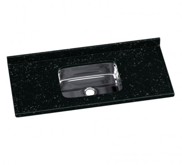 PIA SINTETICA CUBA INOX 120X55 PRETO AJ RORATO