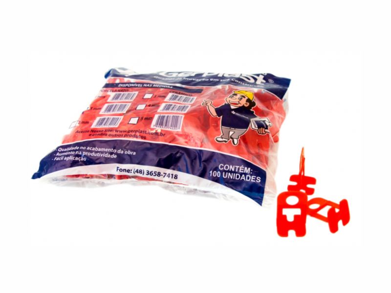 NIVELADOR PISO POP 1.5MM VERMELHO GERPLAST 807