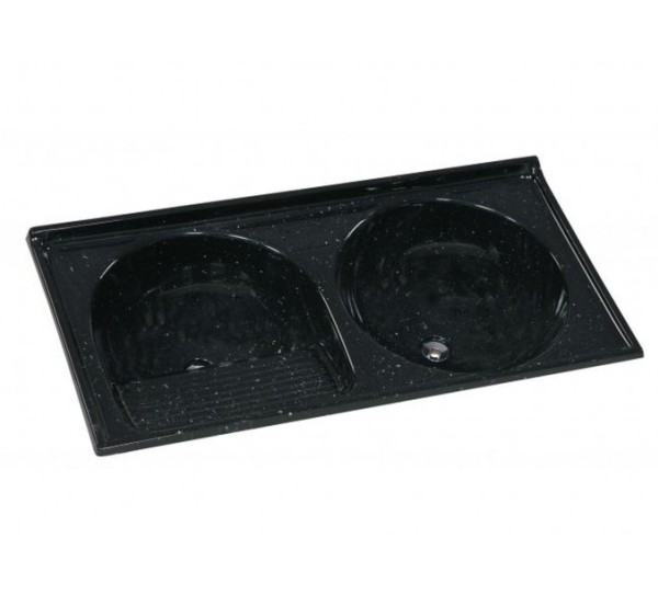 TANQUE SINT DUPLO 110X55 PRETO AJ RORATO