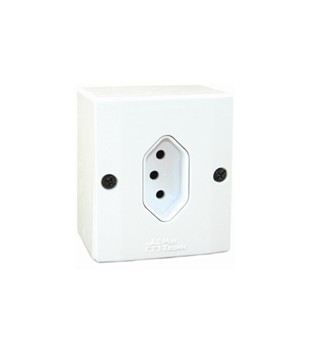 SISTEMA X TOMADA 2P+T 20A BCO MECTRONIC 39119