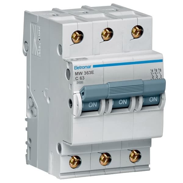 DISJUNTOR TRIPOLAR DIN 3X16 ELETROMAR
