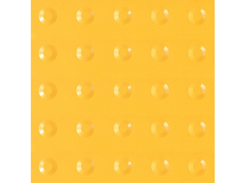 PISO TATIL ALERTA 20X20X1.5CM AMARELO