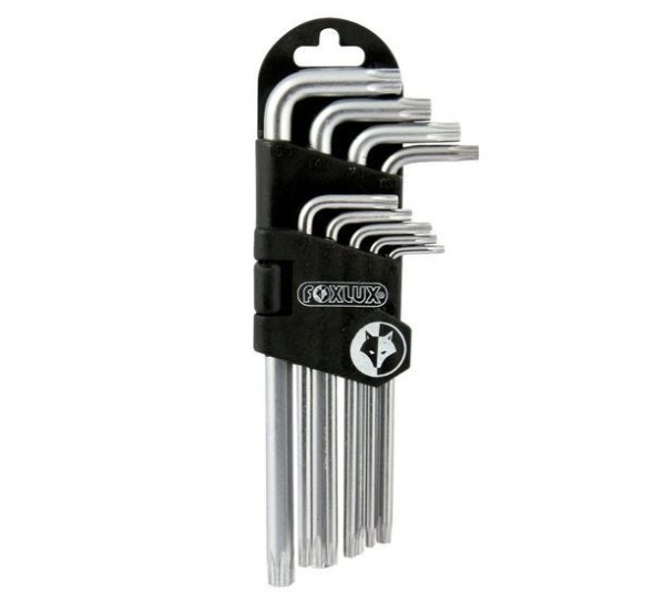 KIT CHAVE TORX 9PC FOXLUX 4725