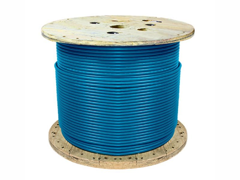 BOBINA CABO SOLIDO 750V 25MM AZUL 300M