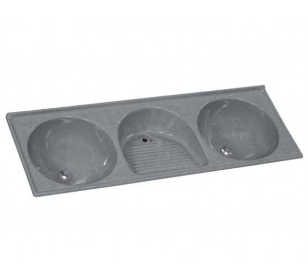 TANQUE SINT TRIPLO 145X52 CINZA AJ RORATO