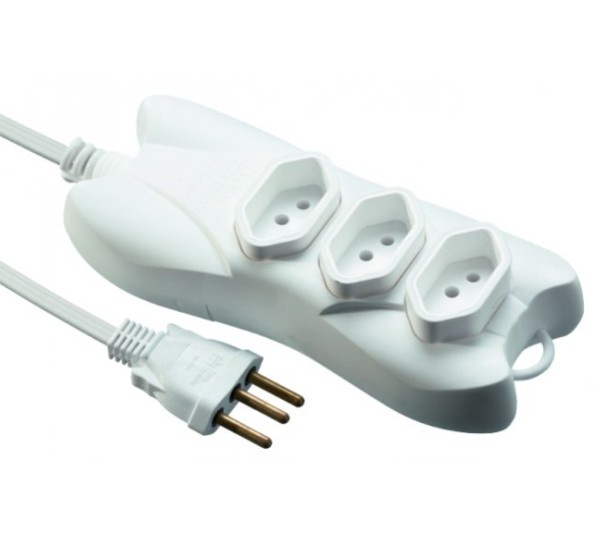 EXTENSAO PP 3 TOM 2P+T 10A 10MT MEC 39515