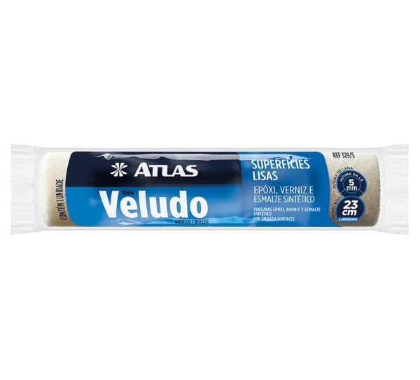 ROLO VELUDO EPOXI 23CM 329/5 ATLAS