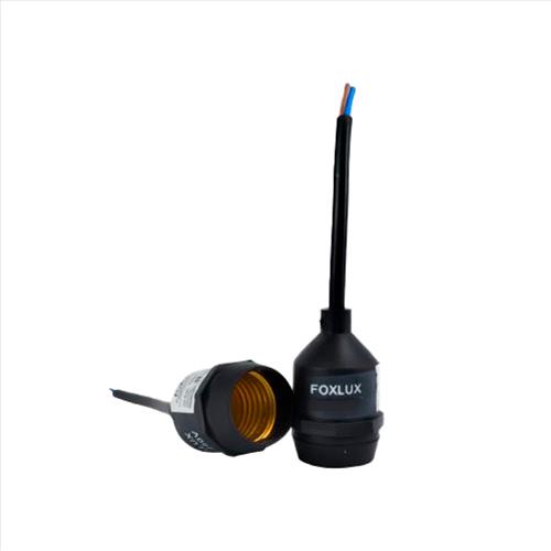 SOQUETE ISOLADO EMBORRACHADO C/ RABICHO E27 FOXLUX 4309T