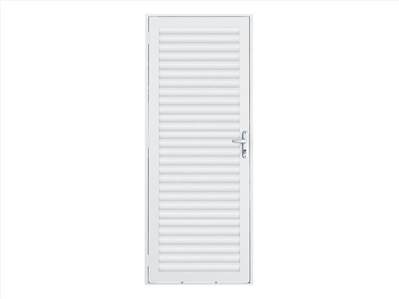 PORTA ALUM LAMINADA BRANCO 90X210 DIR VITRALFER 3127.3D