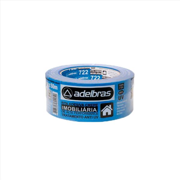 FITA CREPE AZUL IMOB 722 48X50 ADELBRAS