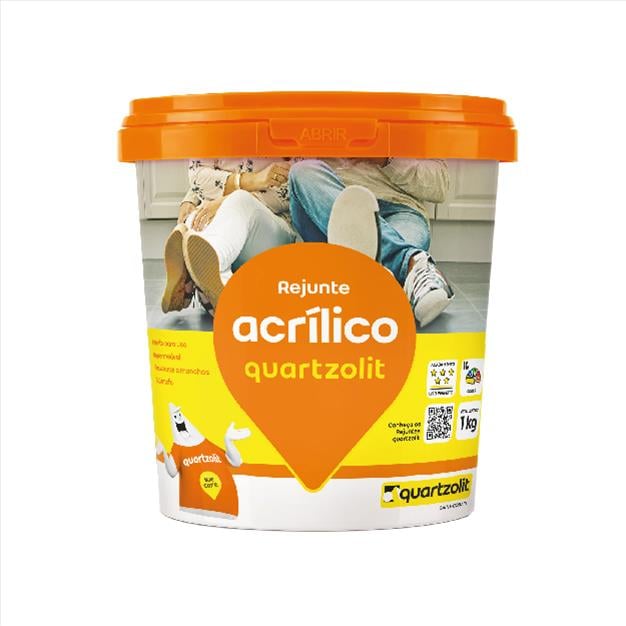 REJUNTE ACRILICO QUARTZOLIT MARROM CAFE 1KG