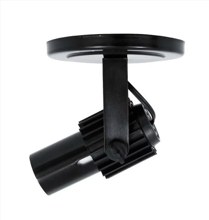 SPOT SIMPLES  ALETADO 1XE27  PRETO OPL 3258