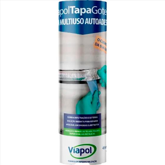 FITA MULTIUSO TAPA GOTEIRA SLEEVE 45CMX10M VIAPOL