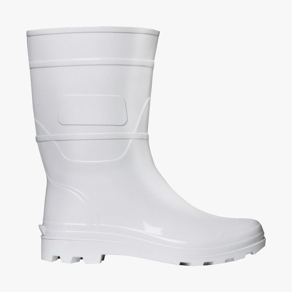 BOTA BORRACHA BRANCA MEDIO 28CM 38