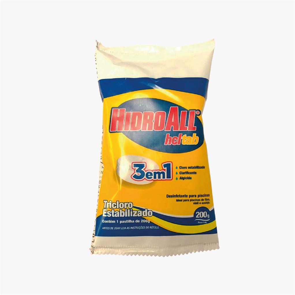 CLORO DICLORO PROPOOL 3X1 PASTILHA 200G HIDROALL